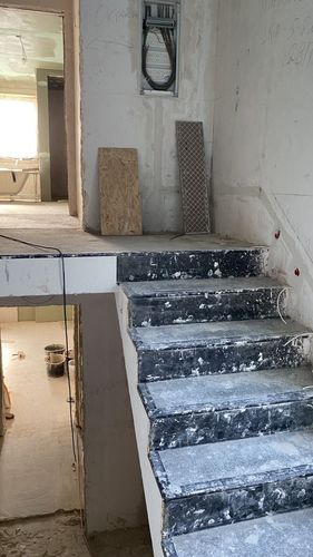 Betontreppe roh