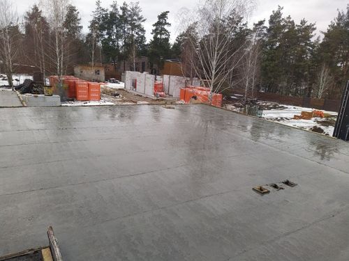 Glatte Betonfläche